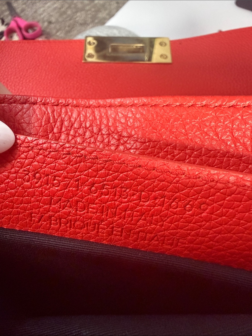 Balenciaga Rose Corail Leather Mini Le Dix Cartable Top Handle Bag - Picture 14 of 14